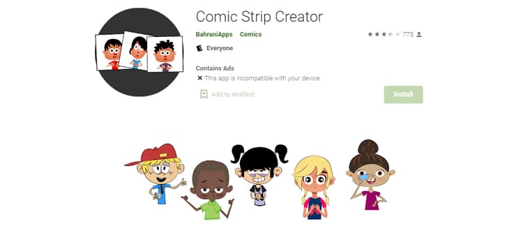 Comic Creator Chrome Plugin