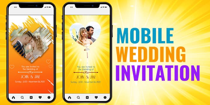 Mobile Wedding Invitation