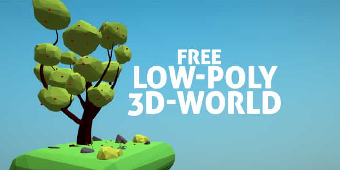 Free Low Poly 3d World