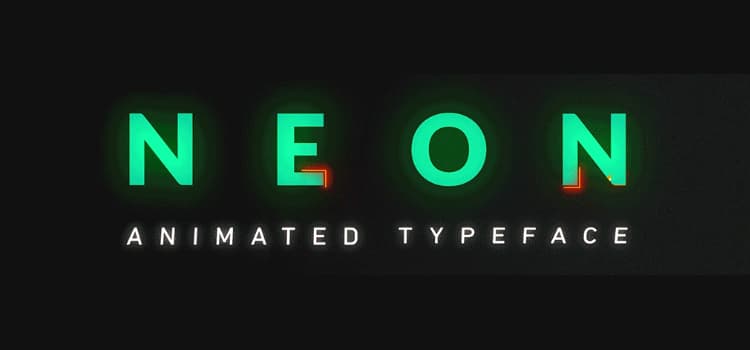 neon-typeface