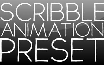 Scribble Animation Preset for After Effects