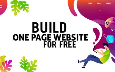 Build one Page website for Free
