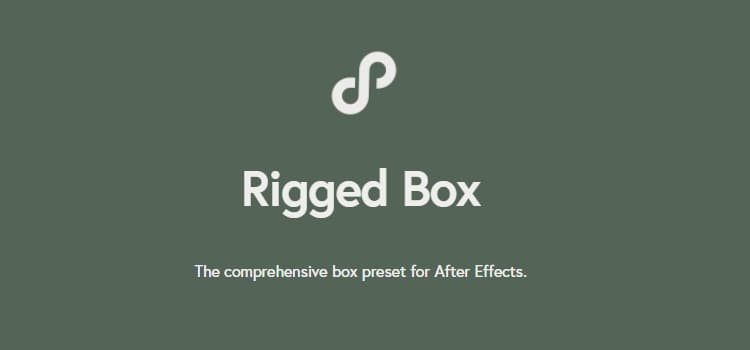 Rigged Box After Effects Plugins