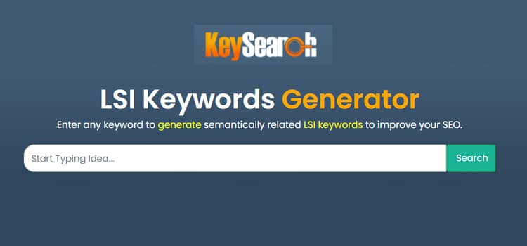 LSI Keyword Generator Tools