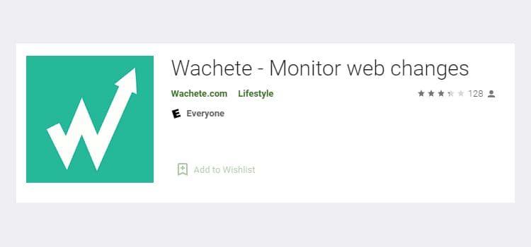 Chrome Extension for Wachete