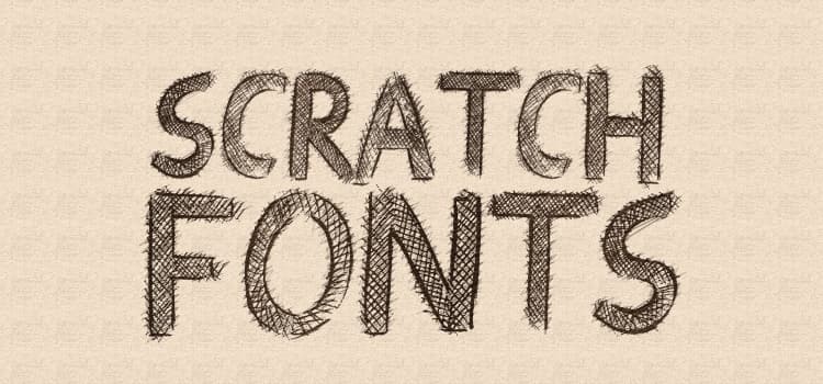 Scratch Fonts
