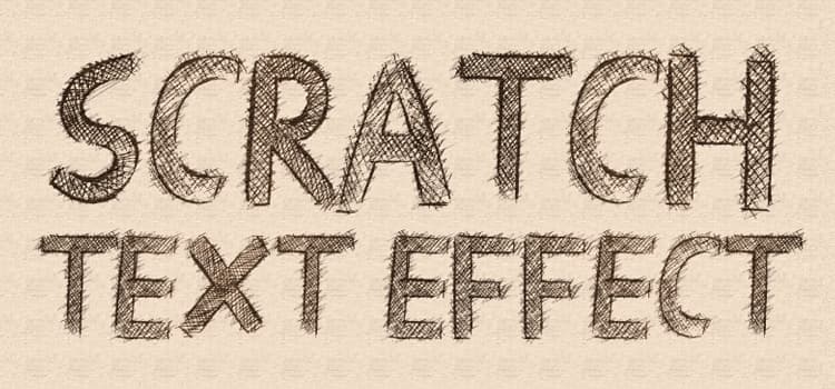 Scratch Text Effect
