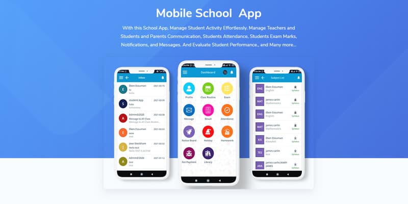 School & Parents Mobile App